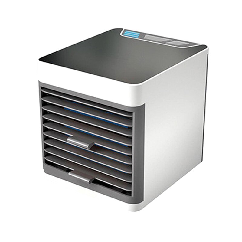 Gospodarstwa domowego mini klimatyzator USB przestrzeń osobista chłodnicy przenośne 7 kolor doprowadziło chłodnica powietrza wyświetlacz LCD cyfrowy wiatrak biurowy: Default Title