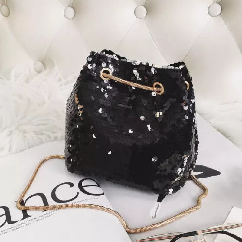 Women Waist Bag Bum Bag Fanny Bag Sequins Office Ladies Waist Chest Gym Bag Shoulder Bag: 2