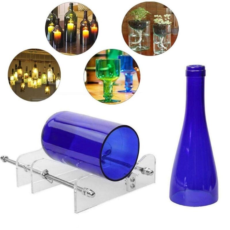 Máquina cortadora de botellas de vidrio, herramienta para cortar botellas de vino, cerveza, arte DIY hecho a mano