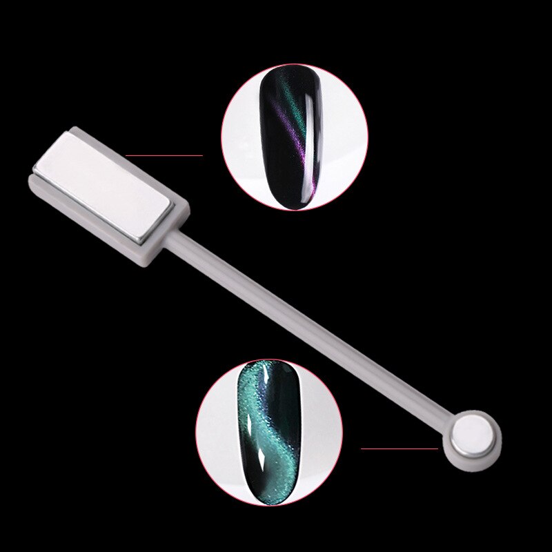 Dual-Ended Cat Eye Sterke Magneet Slice Voor 3D Nail Gel Magnetische Stok Uv Gel Polish Manicure Nail Art tool