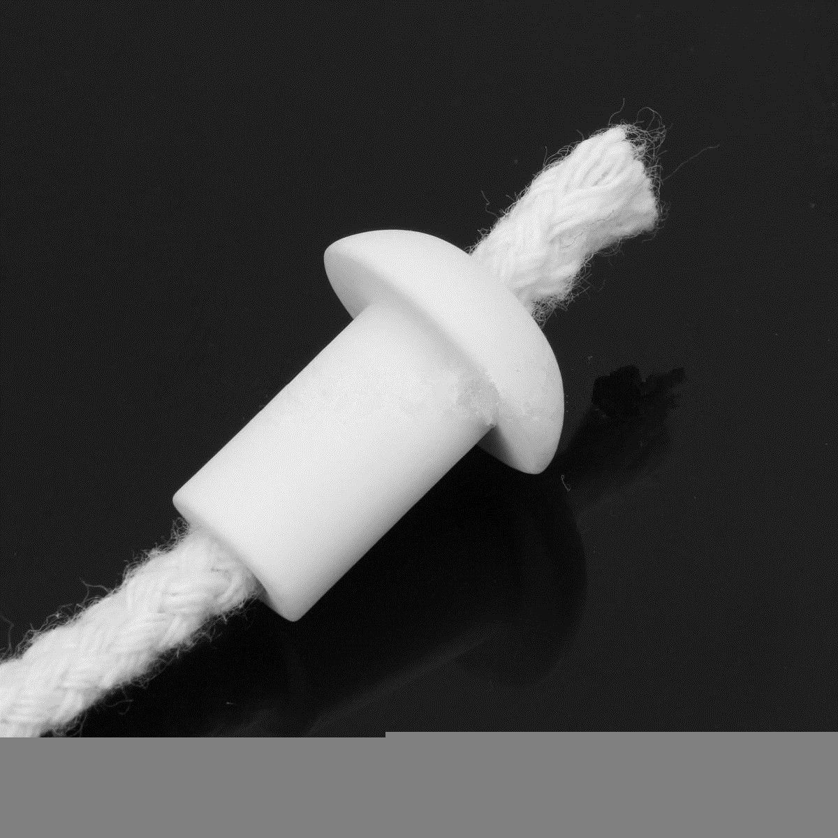 7Pcs Oil Lamp Wick Holder Ceramic Holders Torch Wine Bottle Oil Candle Burner Stove Cotton Wick Lamp Fiber Glass Kerosene Wick