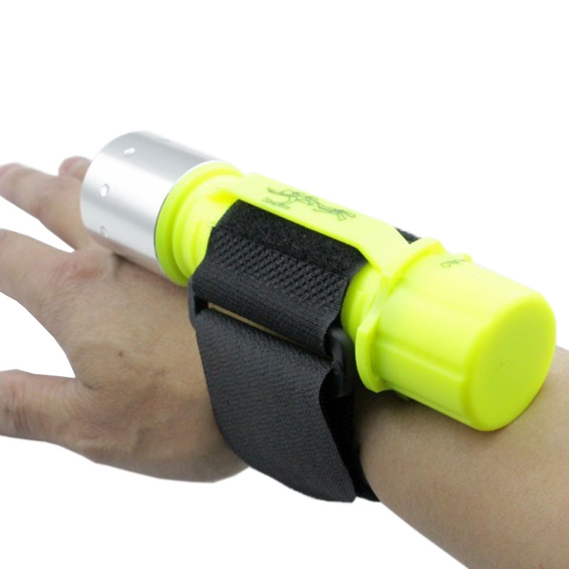 1 pc Diving Flashlight Wrist Strap Wristband Holder Arm binding Mount for Scuba Diving LED Torch Lamp Underwater Hand Free work