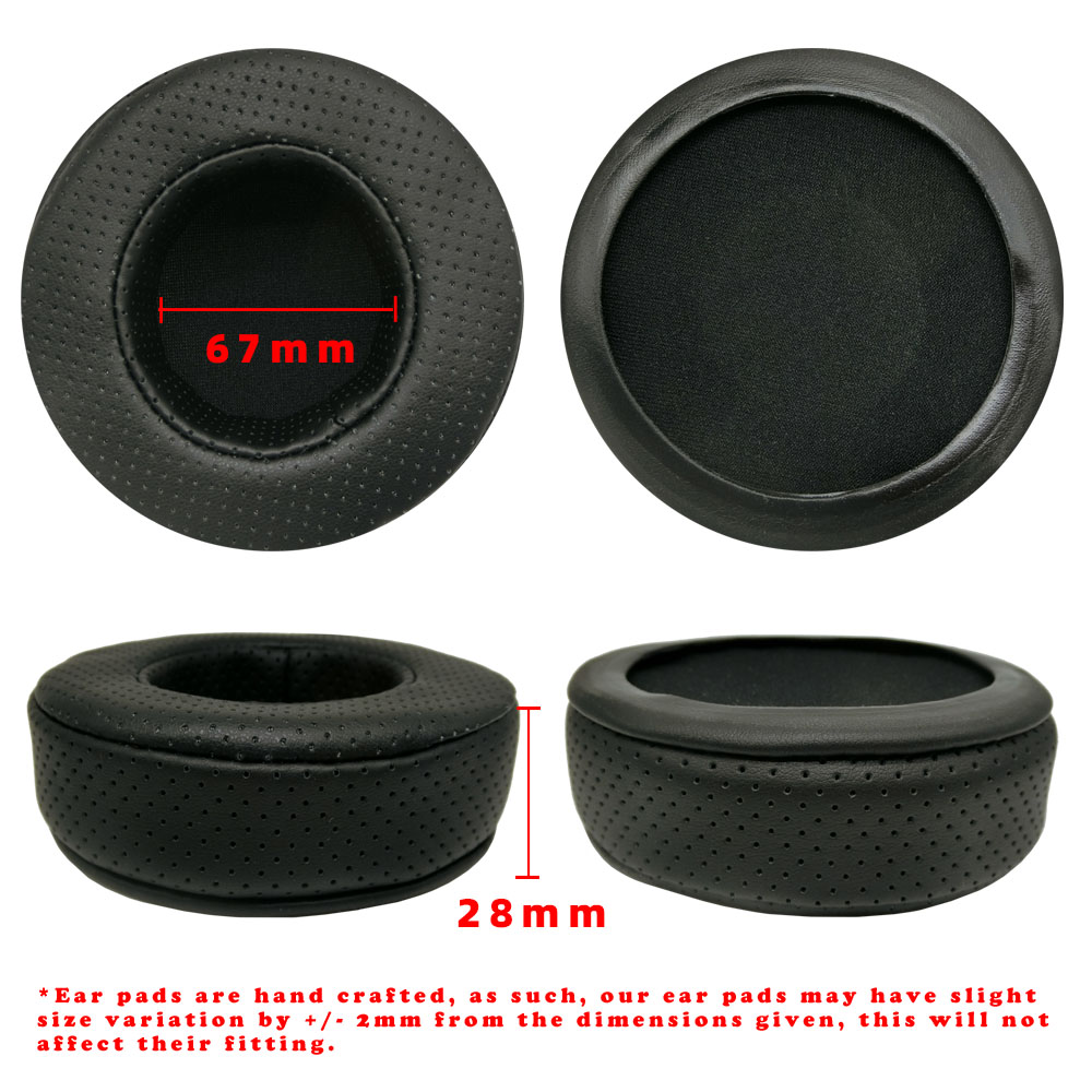Morepwr Upgrade Replacement Ear Pads for HP Omen 800 Headset Parts Leather Cushion Velvet Earmuff