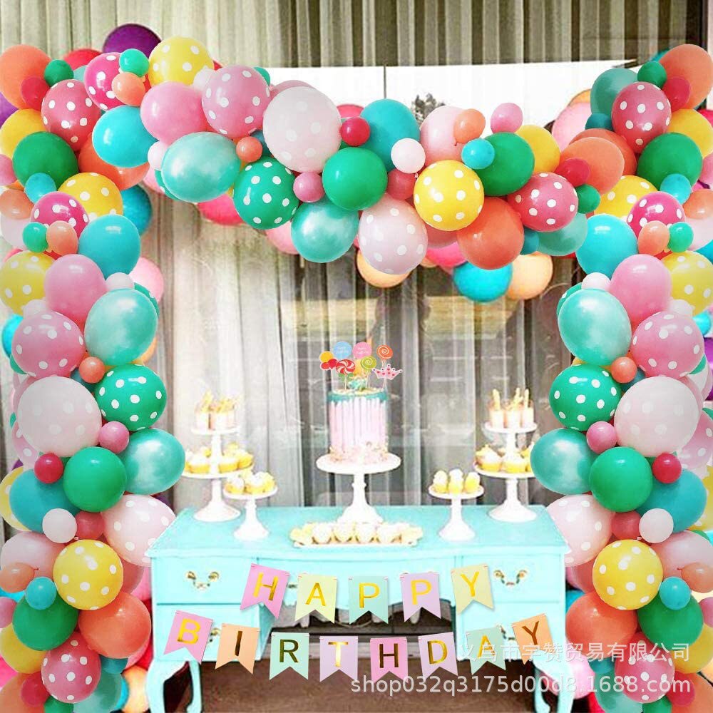 Candyland Meisjes Verjaardagsfeestje Decoraties Ballonnen Set Familie Banner Candy Donut Zomer Ijs Folie Ballonnen Lolly Party