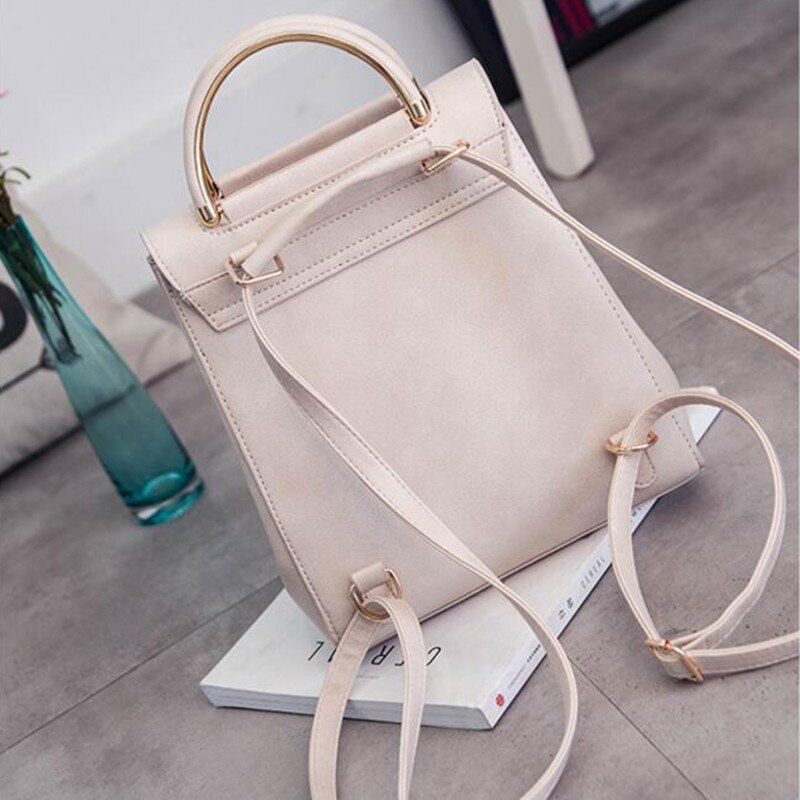 zhongningyifeng Backpack for Women Small Cute Leather, Mini Backpack