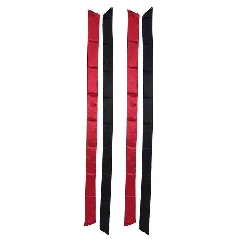 Silk Eye Cover Silk Cloth Eye Cover Sleeping Blindfolded Game Eyeshade Blindfold Tie Red Black for Valentine\'s Sleeping