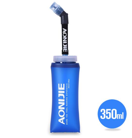 AONIJIE – bouteille d&#39;eau repliable sans BPA, 450ML ou 500ML, gourde pour le sport, bouteille d&#39;eau douce, bouilloire, Pack d&#39;hydratation, pour la vessie: 350ml
