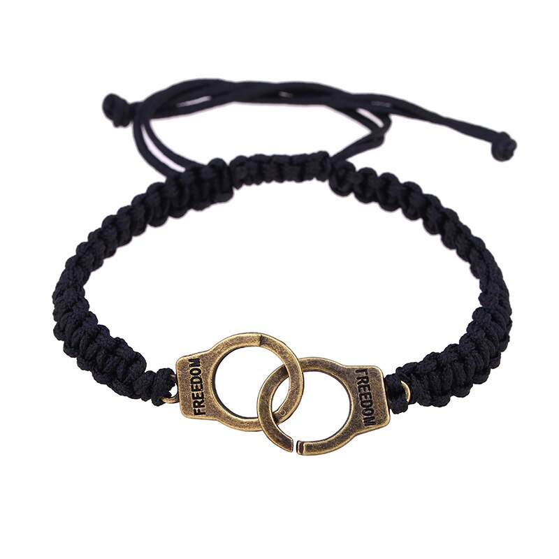 2Pcs Magnetic Couple Bracelets Adjustable Braided Thread Braslet Love Forever Bracelet Woven Lanyard Valentines Jewelry: D2