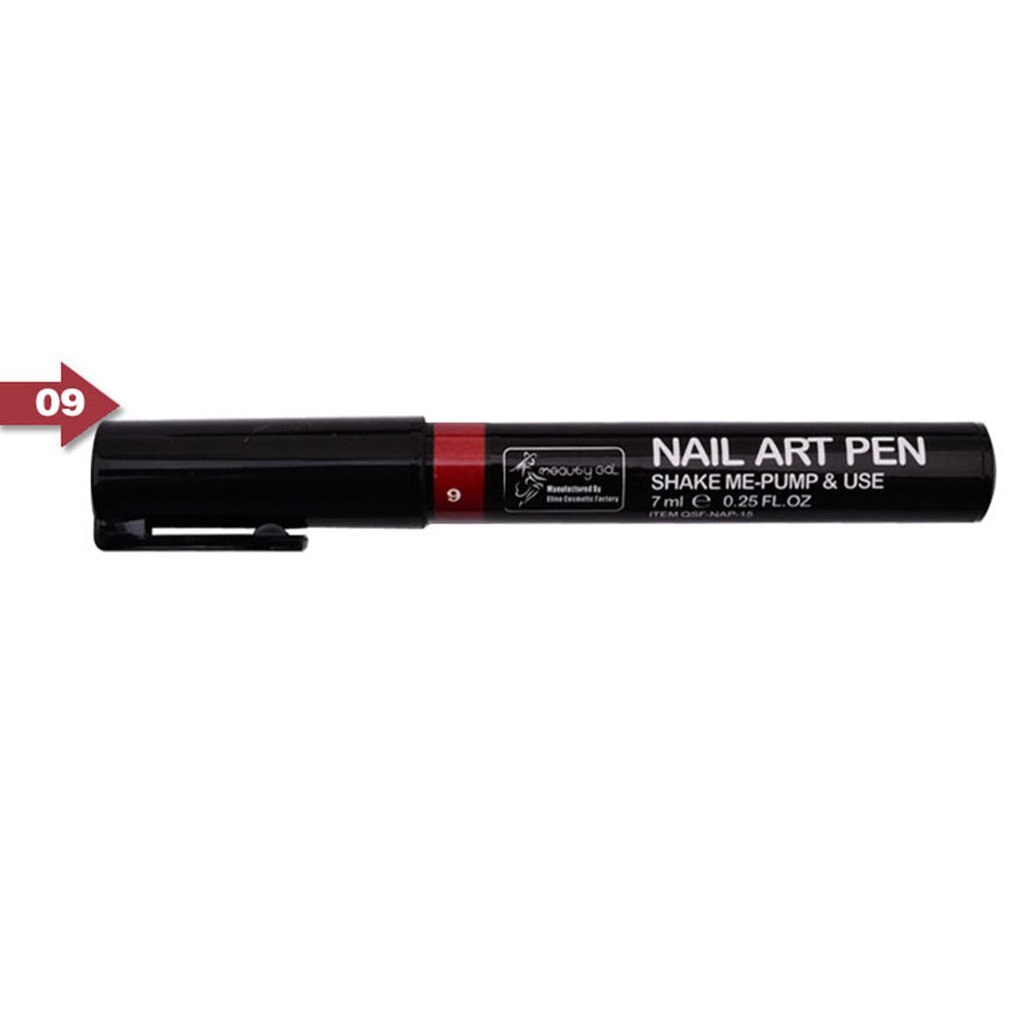 Rotulador para decoración de uñas, rotulador de arte para manicura con Gel UV, Accesorios de belleza para uñas: 16