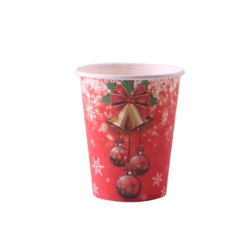 60Pcs De Mooie Kerstversiering De Servies De Wegwerp Kom De Wegwerp Cups