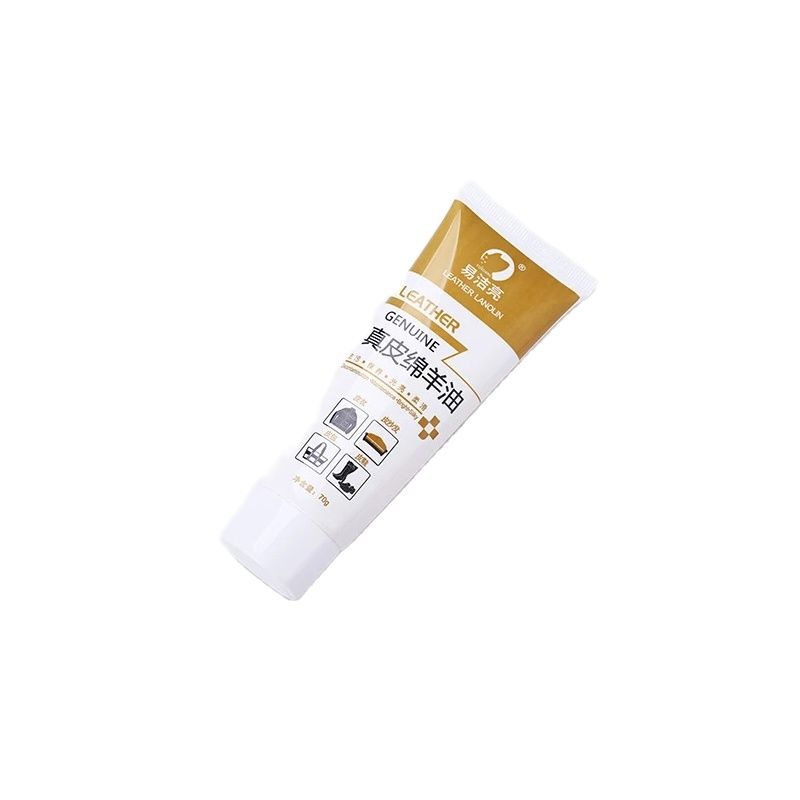 Huile de soins pour cuir de voiture universelle, polissage, huile, lanoline, pour siège de voiture: WHITE