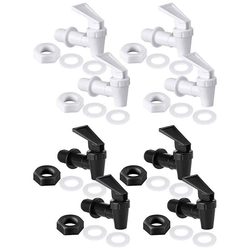 8 ensembles Remplacement Refroidisseur Robinet Bouteille D'eau Cruche, Distributeur de Robinet Robinet D'eau de Bec de Boisson Levier Verser Valve de Distributeur: Default Title