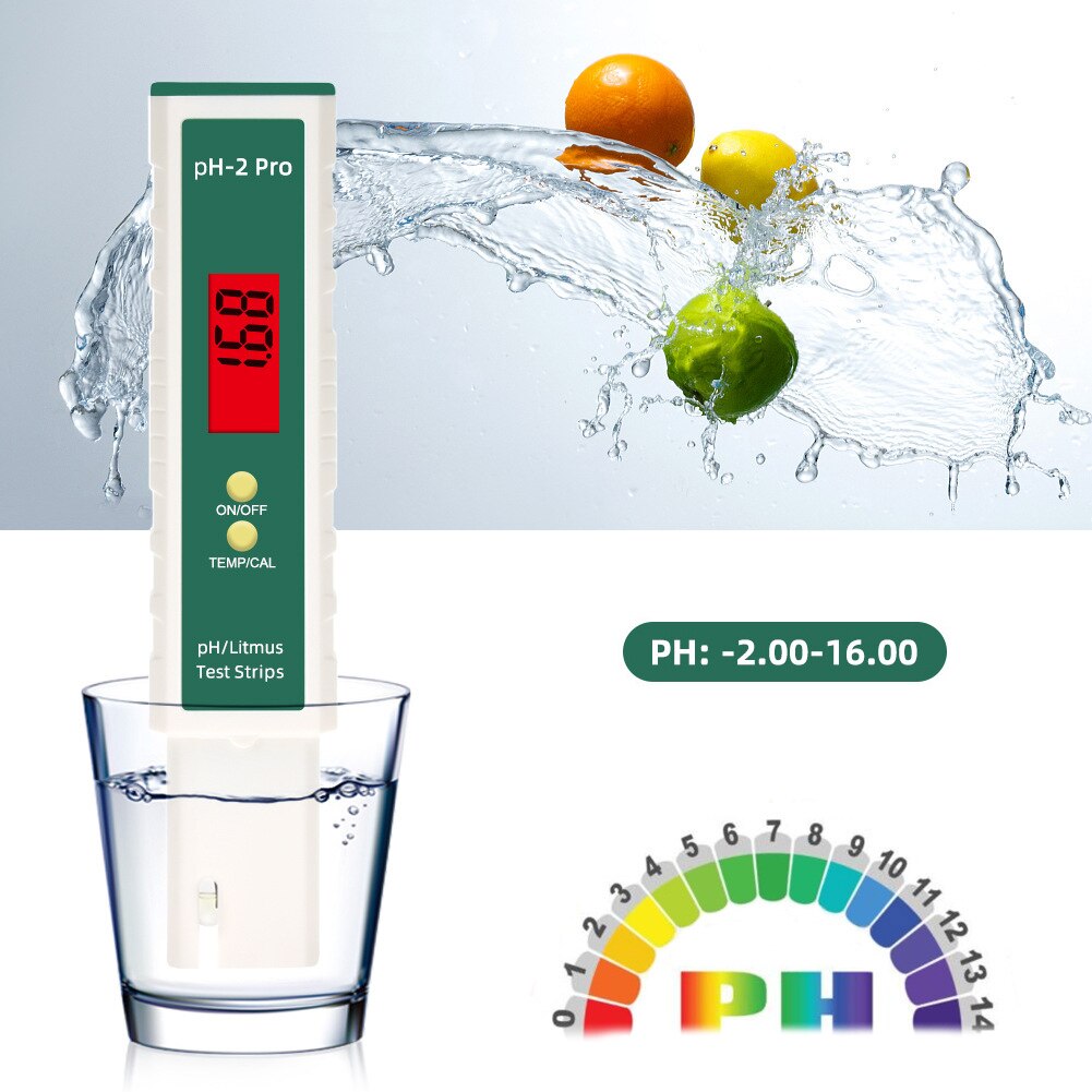 Tester Del Ph Del Cloro 2 In 1, Tester Della Qualità Dell'acqua, Misuratore Cl2 Per Piscine E