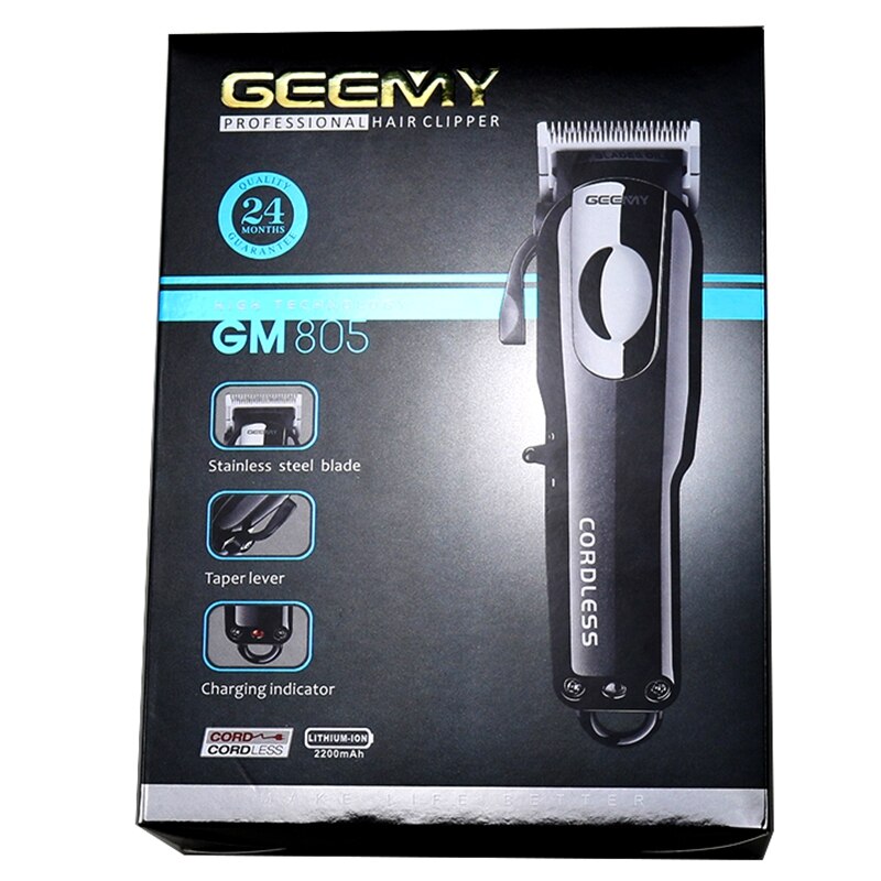 cordless tapering hair clipper hair trimmer adjustable hair cutting machine rechargeable cord cordless hair cut