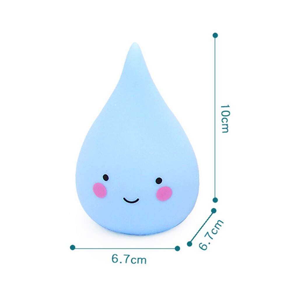 Baby Bath Water Toy Early Education Cute Weather Cute Raindrop Rainbow Weather Toy Funny Appease Toys Hand Eye Coordination Toy