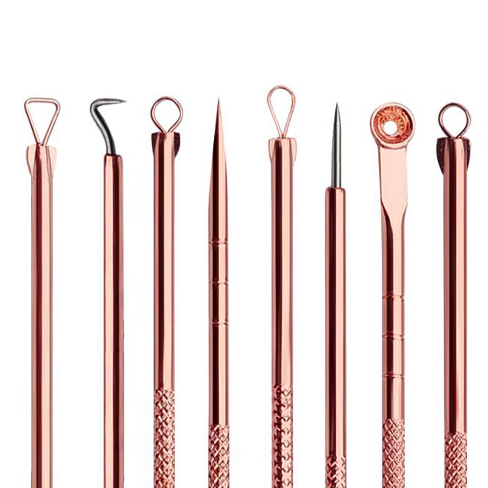 4 pièces point noir tête blanche comédon Spot bouton défaut extracteur Kit d'outils