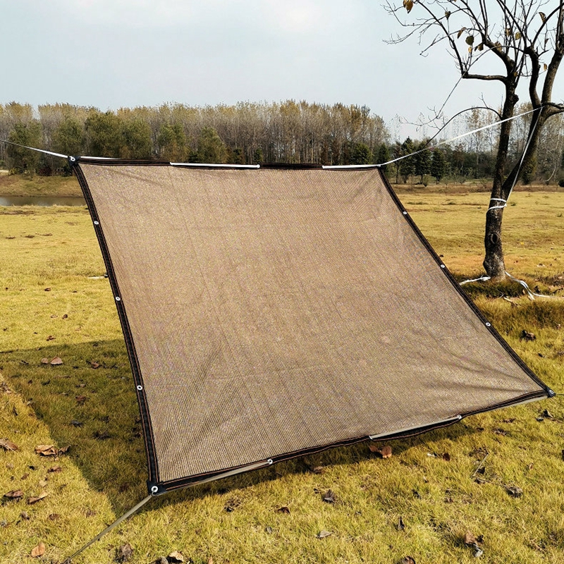 Erstklassiges Kaffee-Sonnenschutznetz, Hofzaun, Netzstoff, für Höhle Außenbereich, Auto-Schattierung, Baldachin, Pflanzen, Sonnenschuppen, Garten, Pergola, Segel, Markise, Pflanzenabdeckung