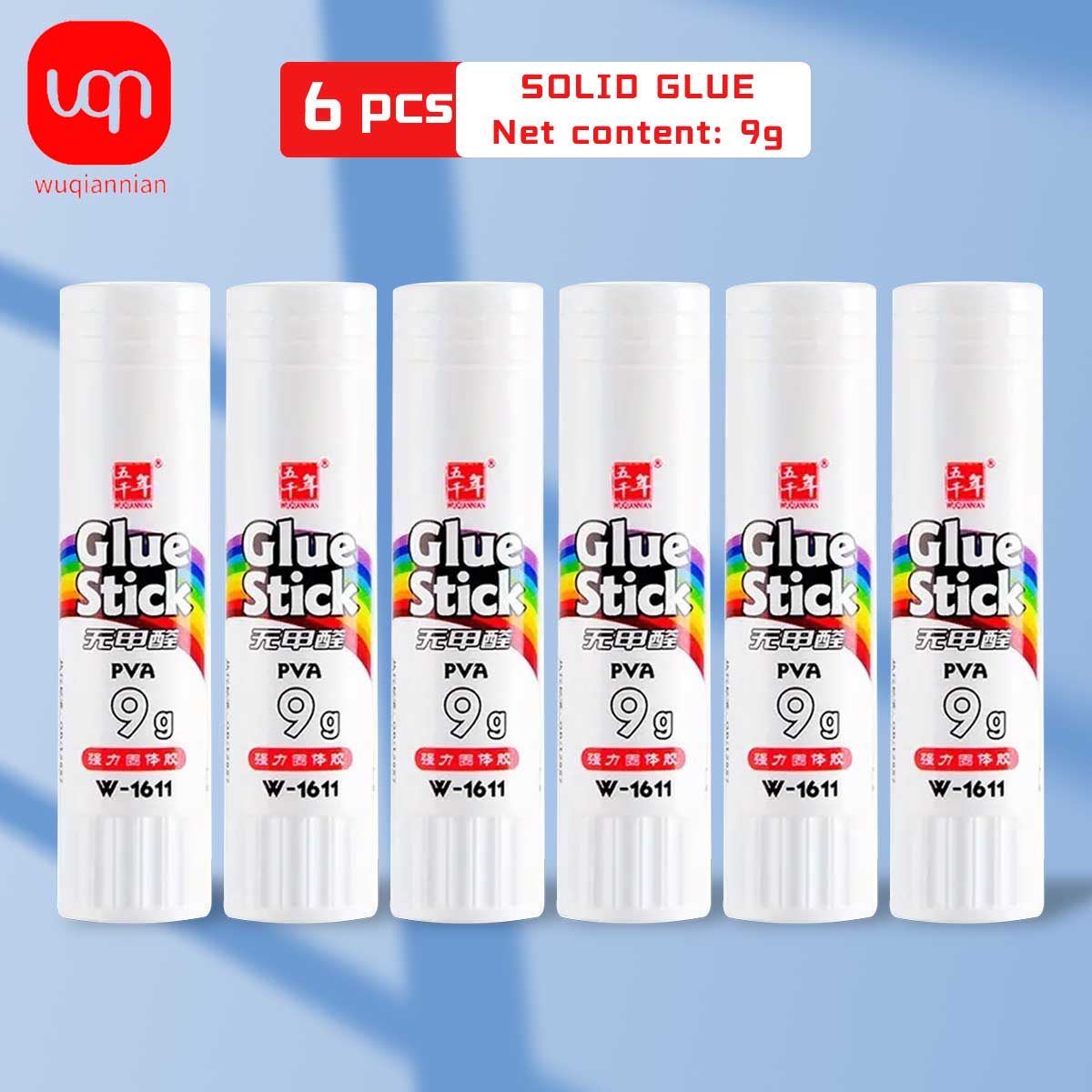 9 g Klebestifte, fester Schulkleber, hocheffiziente Haftung für Büro- und Scrapbooking-Essentials, perfekt zum Basteln, langlebig: other