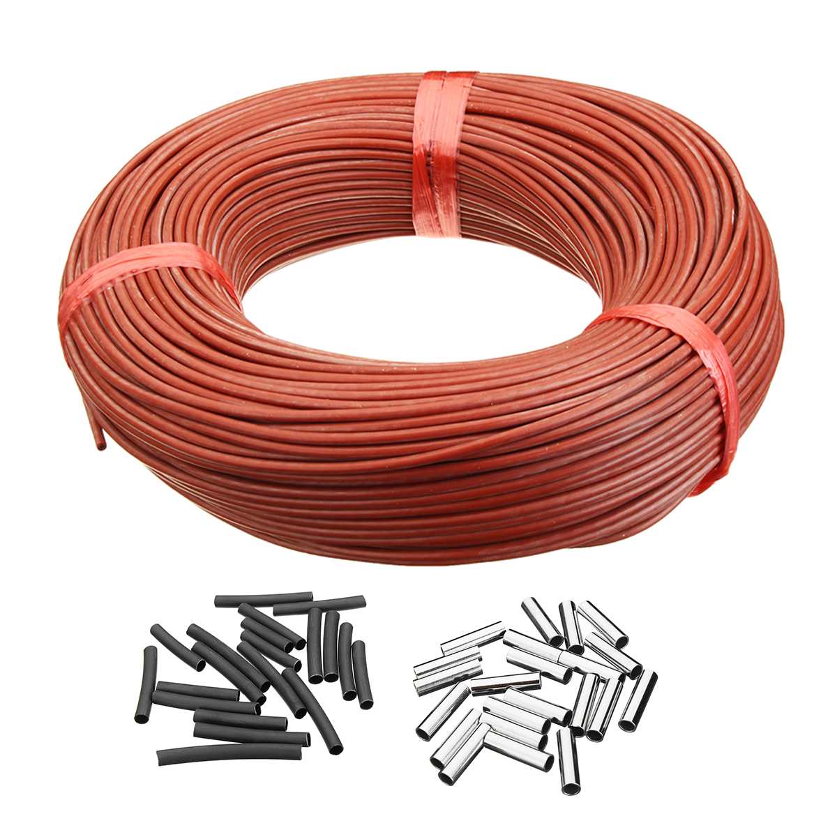 Fil chauffant en fibre de carbone 12k | Câble chauffant, pour serre, légumes, équipement agricole, chauffage au sol, pour la maison, 100M