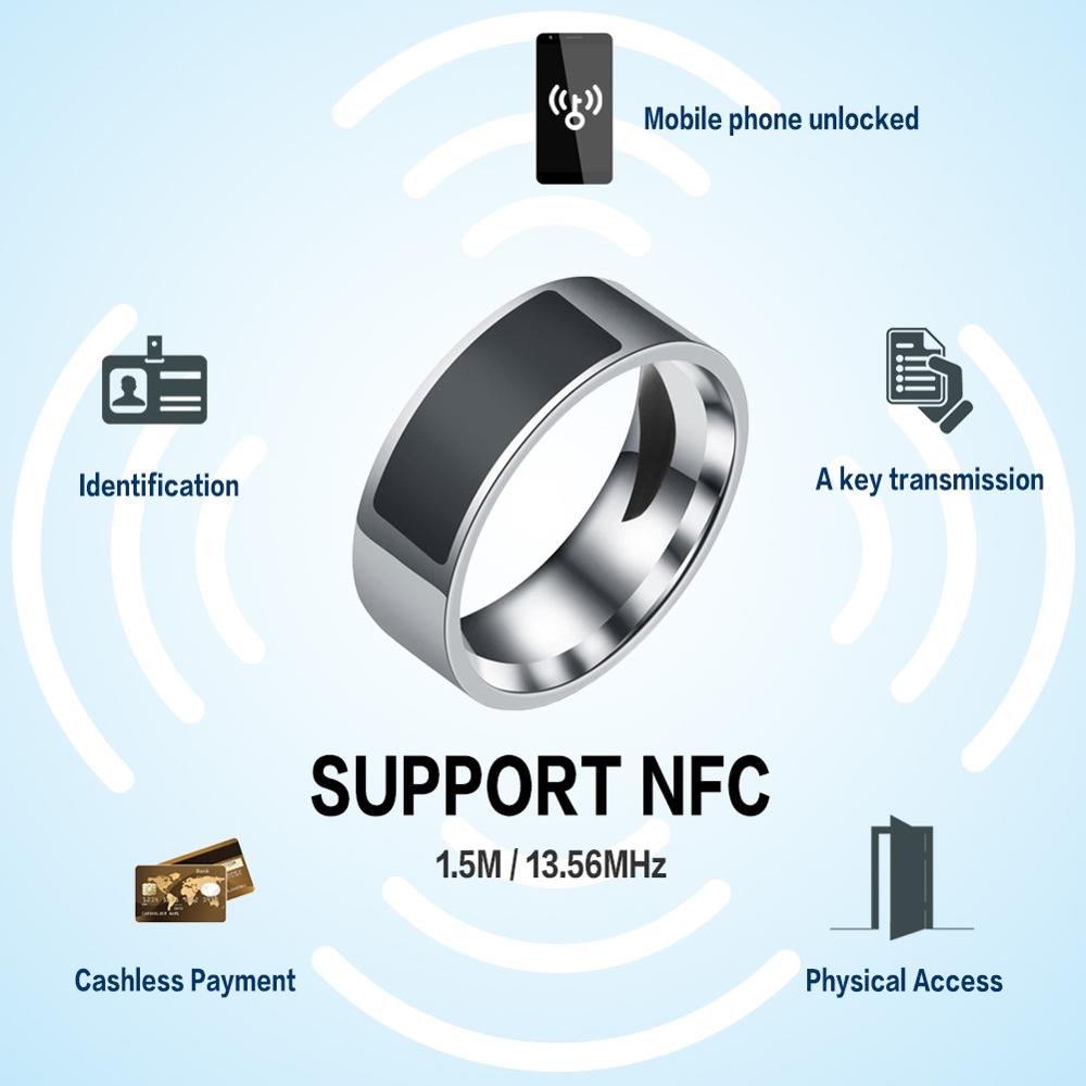 Waterdichte Nfc Smart Ring Multifunctionele Intelligente Slijtage Vinger Digitale Ringen Voor Android Telefoon Apparatuur Ringen