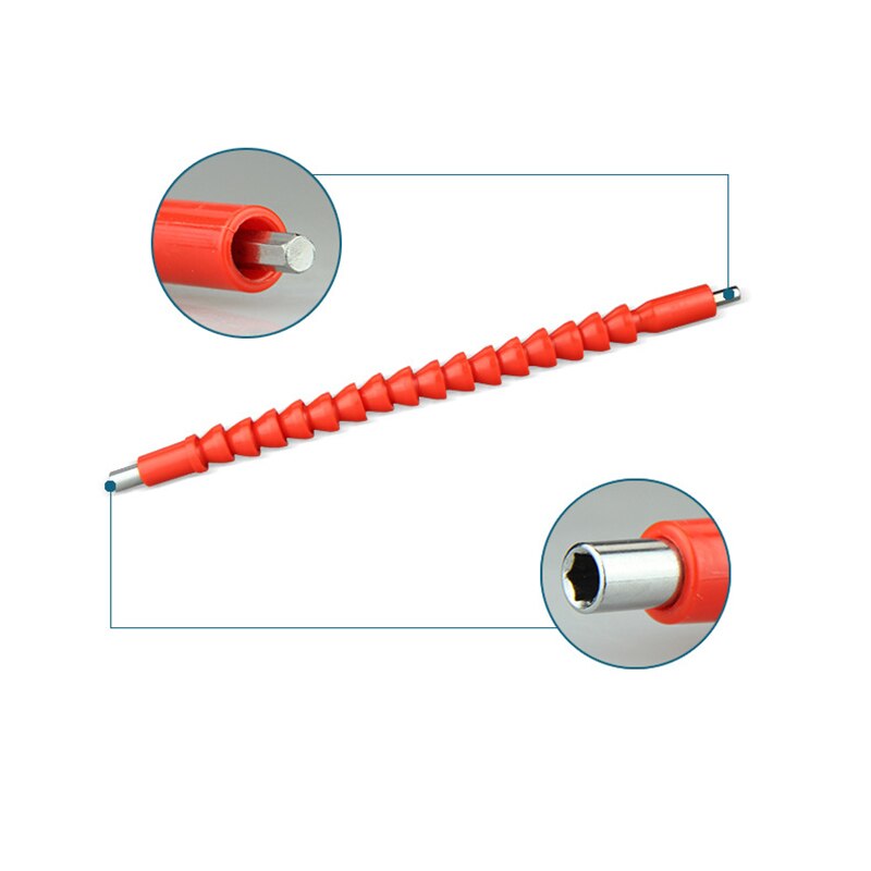 Brocas de eje Flexible de extensión multifunción, 300mm, herramienta de eje, eje de conexión para taladro de carga, destornillador eléctrico, eje de cabeza