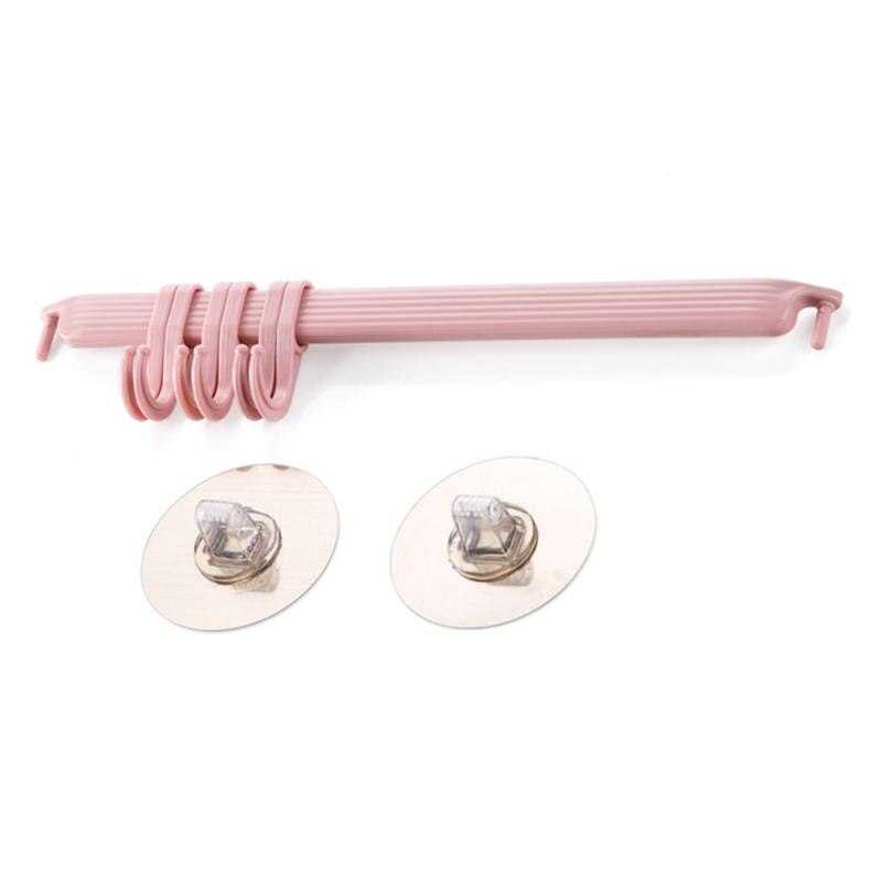 1 Uds gancho con adhesivo fuerte utensilios para el baño, organizador de toallas, soporte de cocina, colgador de pared, perchero sin costuras, estantes
