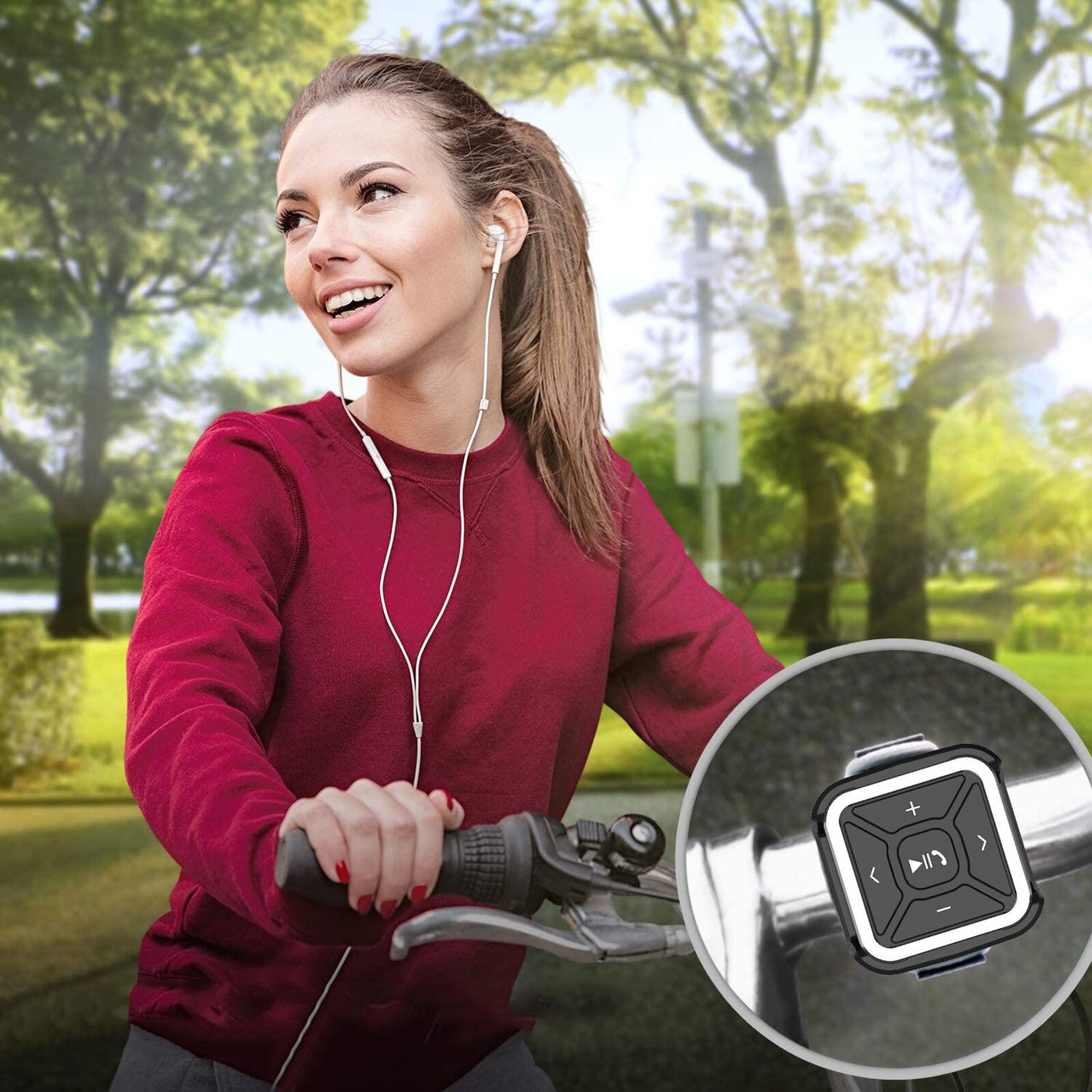 BT009 Auto Steering Wheel Mount Bluetooth 5.0 Afstandsbediening Voor Ios/Android