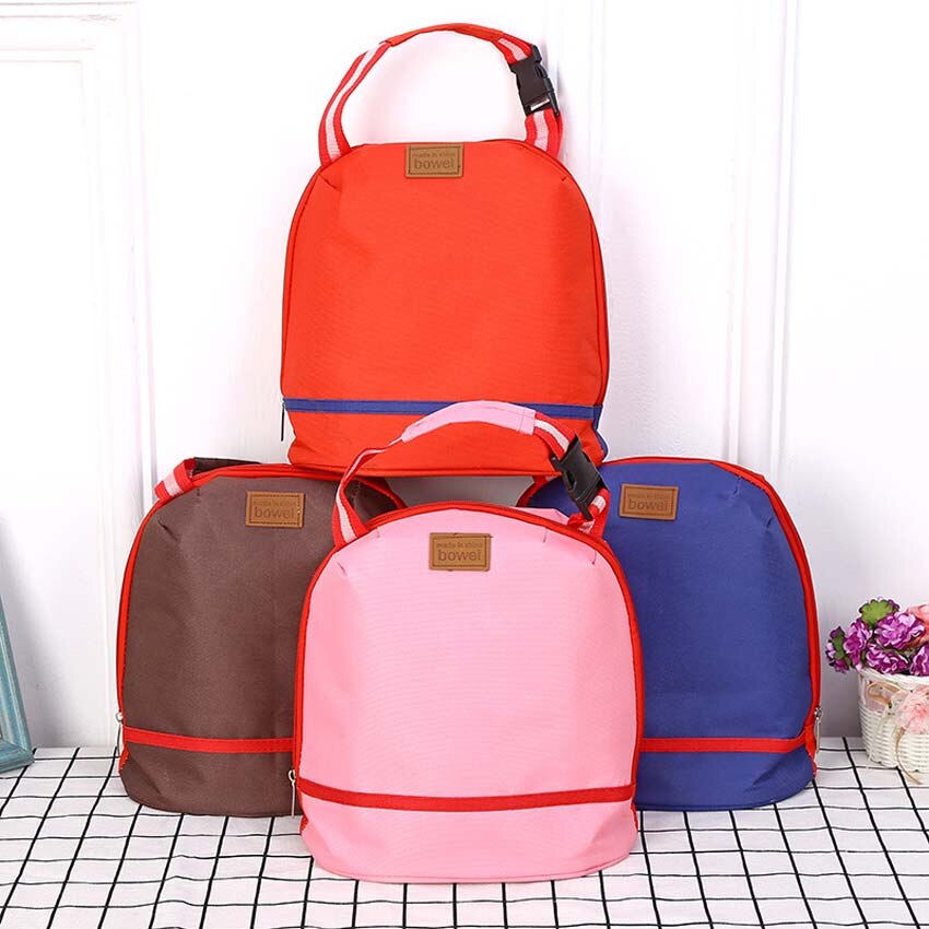 Bolsa térmica aislante para el almuerzo, porta biberones impermeable Madeira, Bolsa para guardar alimentos
