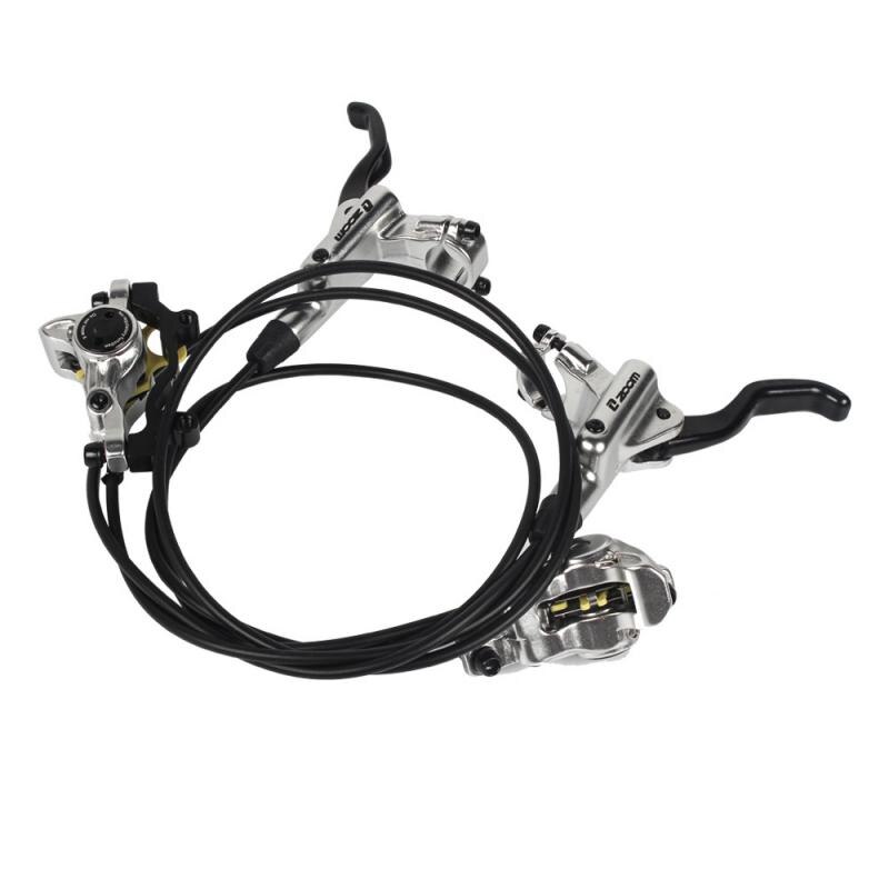 1 par de freios a disco hidráulicos para bicicleta, disco de freio hidráulico para bike de montanha, conjunto frontal e traseiro, acessórios para bicicleta: 04