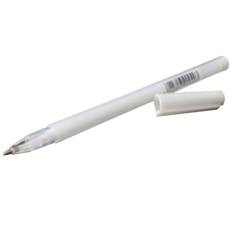 Zwarte Kaart Handgeschilderde Markeerstift Wit Marker Witte Pen Marker Micro Pigment Grafische Art Pennen Tekening Markers