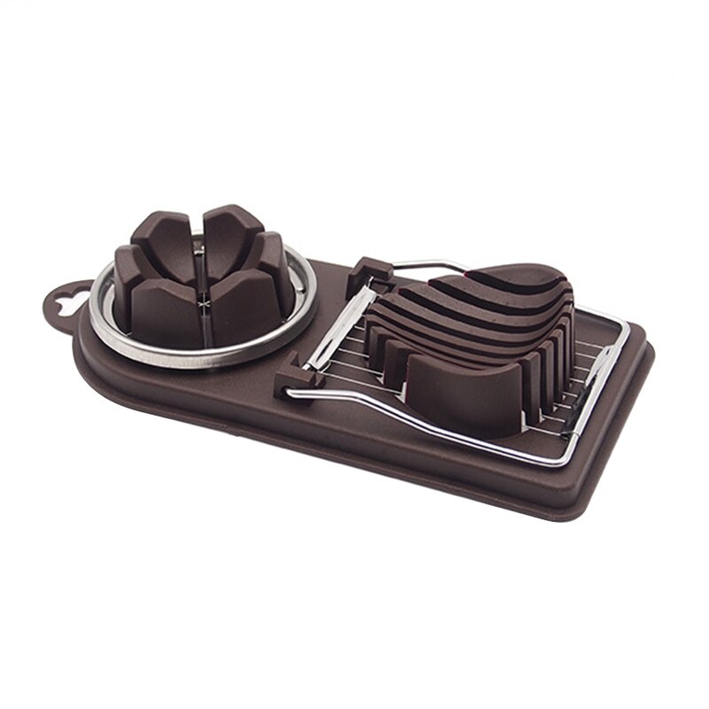 Eiersnijder Ei Cutter Rvs Ei Separator Eieren Cutter Apparaat Draagbare Egg Gereedschap Keuken Novel Keuken Accessoires: E2
