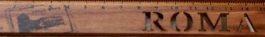 1 Stks/partij 15Cm Oude Architectonische Stad Stijl Straight Meten Ruler Tool School En Kantoorbenodigdheden Briefpapier: ROMA