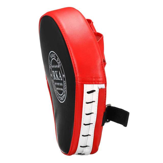 Sac de frappe en cuir PU, sac de boxe, sac de sable, Fitness Taekwondo MMA, coups de main, équipement d&#39;entraînement Muay Thai cible pied 2 pièces: 1PCS RED TYPE B
