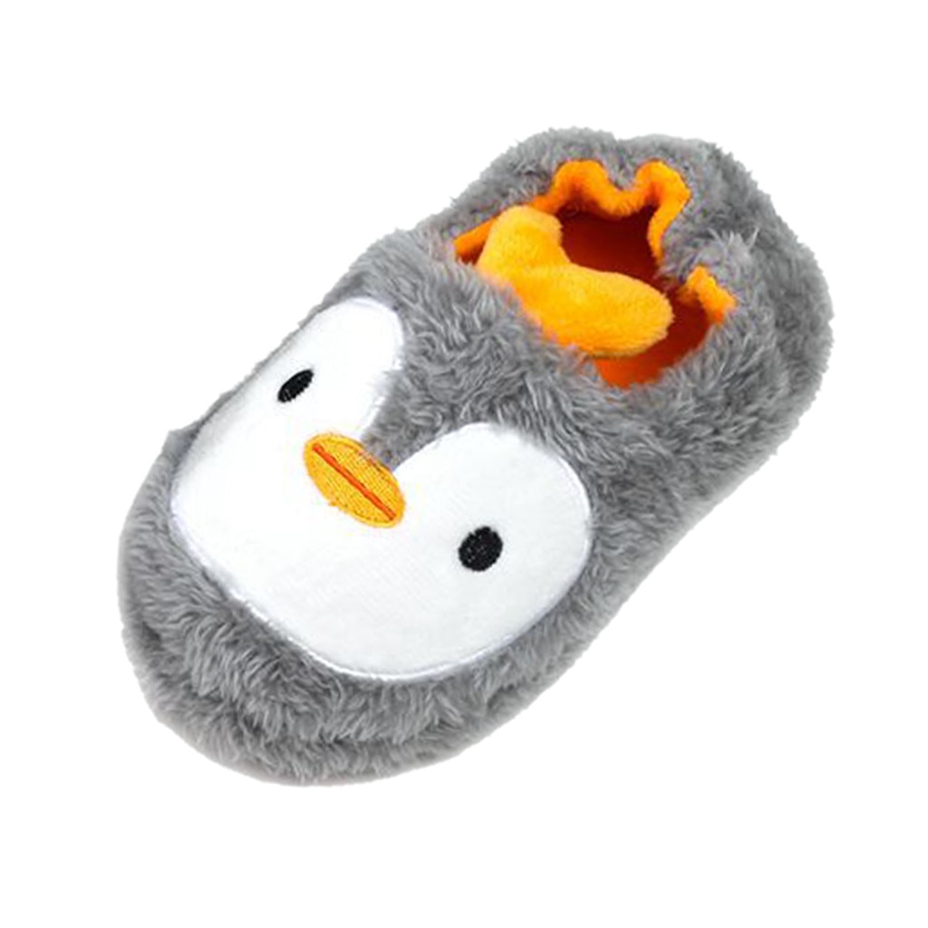 Barn baby varma tofflor för pojke flicka tecknade skor mjuksulor småbarn barn inomhus baby tofflor djurflock barn tofflor