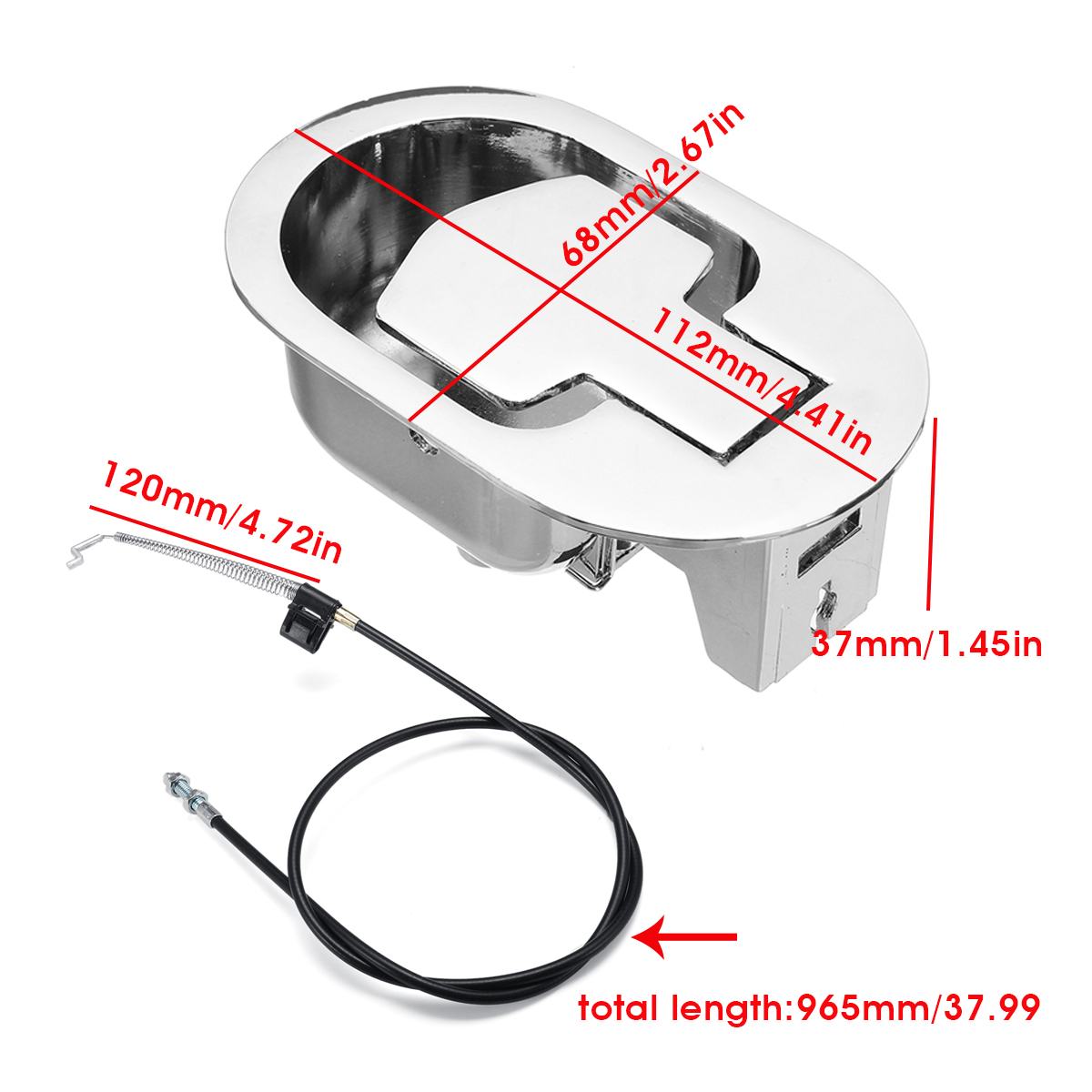 1 sæt metalhåndtag + kabel sofa lænestol sofa udløser udløser udskiftning