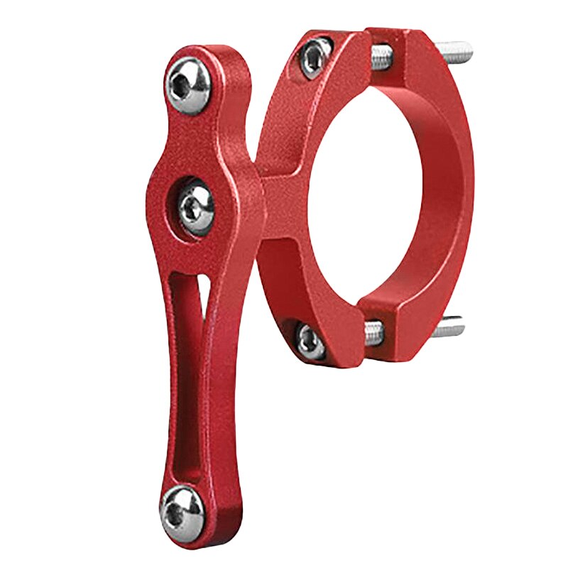 -Bicycle MTB Water Bottle Clip Cage Holder Clamp Handlebar Bracket Mount Seatpost Handlebar Front Fork Frame Tube: Red