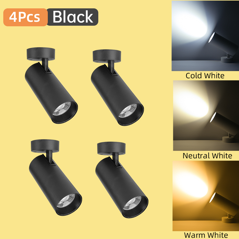 Led-spotlight i tak med 110-265v spotlights, dimbar led-downlight i tre färger, 12w/20w spotlights, hembelysning för kök: Föränderlig / 12w