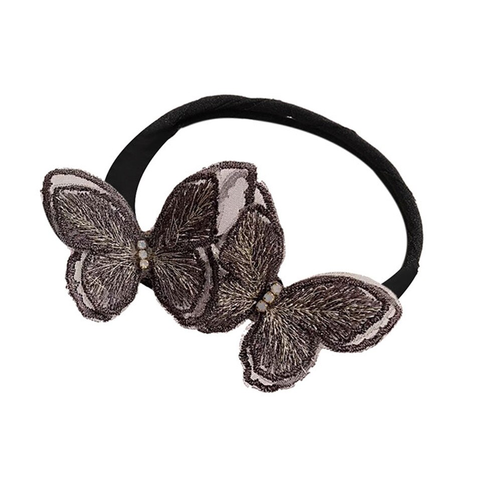 Butterfly Hair Bun Maker Butterfly Hairpin Heandband Fashionable for Women Girls