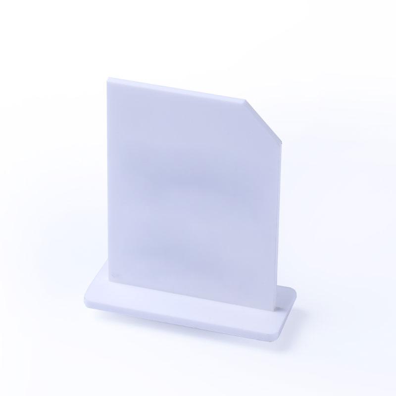 Acrylic Signage Stand Desk Sign Display Table Wechat QR Code Payment Scan Sweep Indicator Board Table Countertop Cashier Plate: Blank Plate
