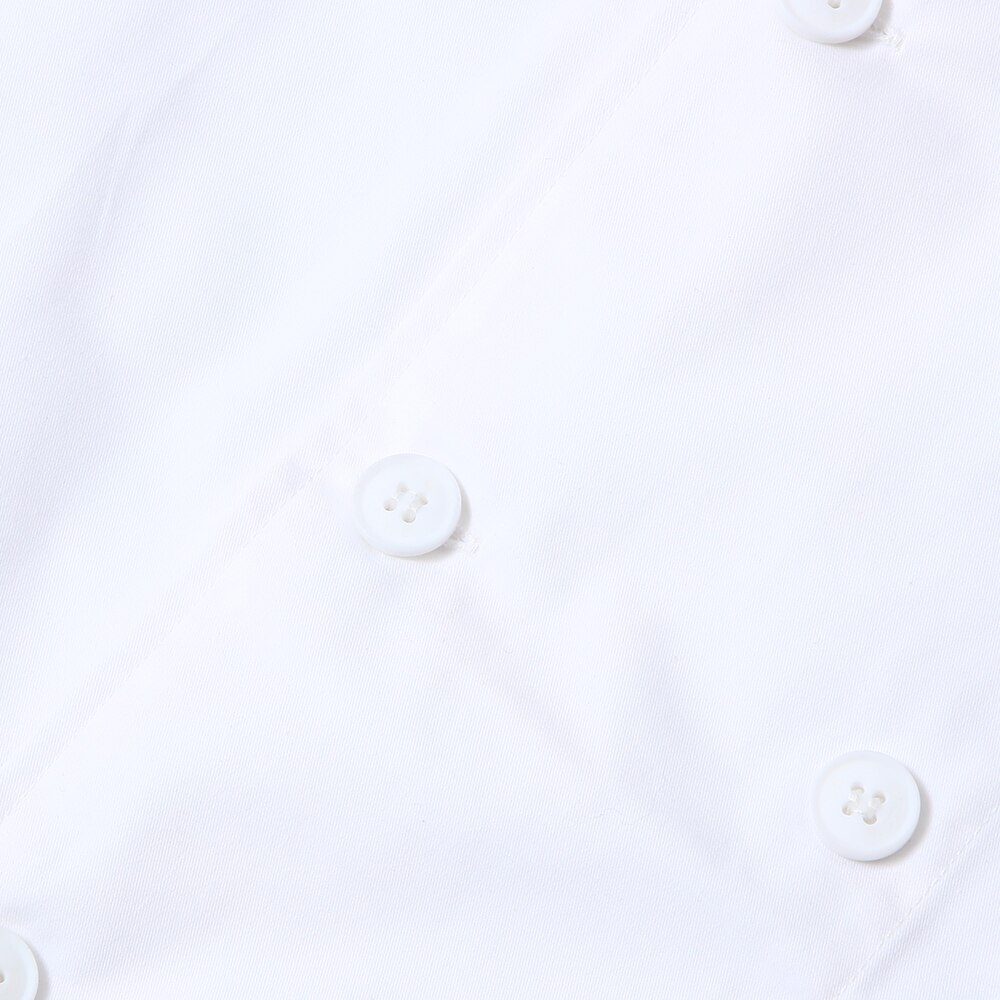 Åndbar ensfarvet kortærmet kokkeuniform unisex kokkejakke cafe kokkeuniform restaurant tjeneruniform