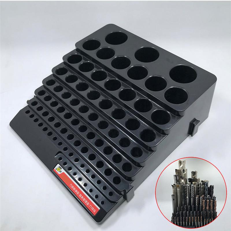 1 pc Bohrer Lagerung Box Fräser Multifunktionale Platzsparend Bohrer Finishing Halter Organizer Fall Box für CNC teil verwenden