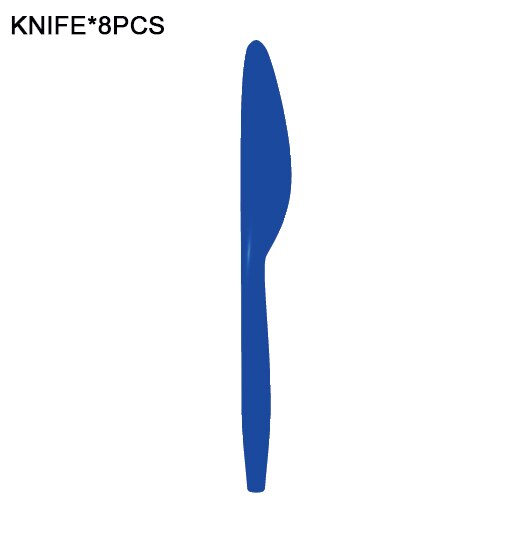 Universe Outer Space Astronaut Rocket Galaxy Theme Paper Photobooth Props Boy Planet Baby Shower Birthday Party Decorations: 8pcs knives