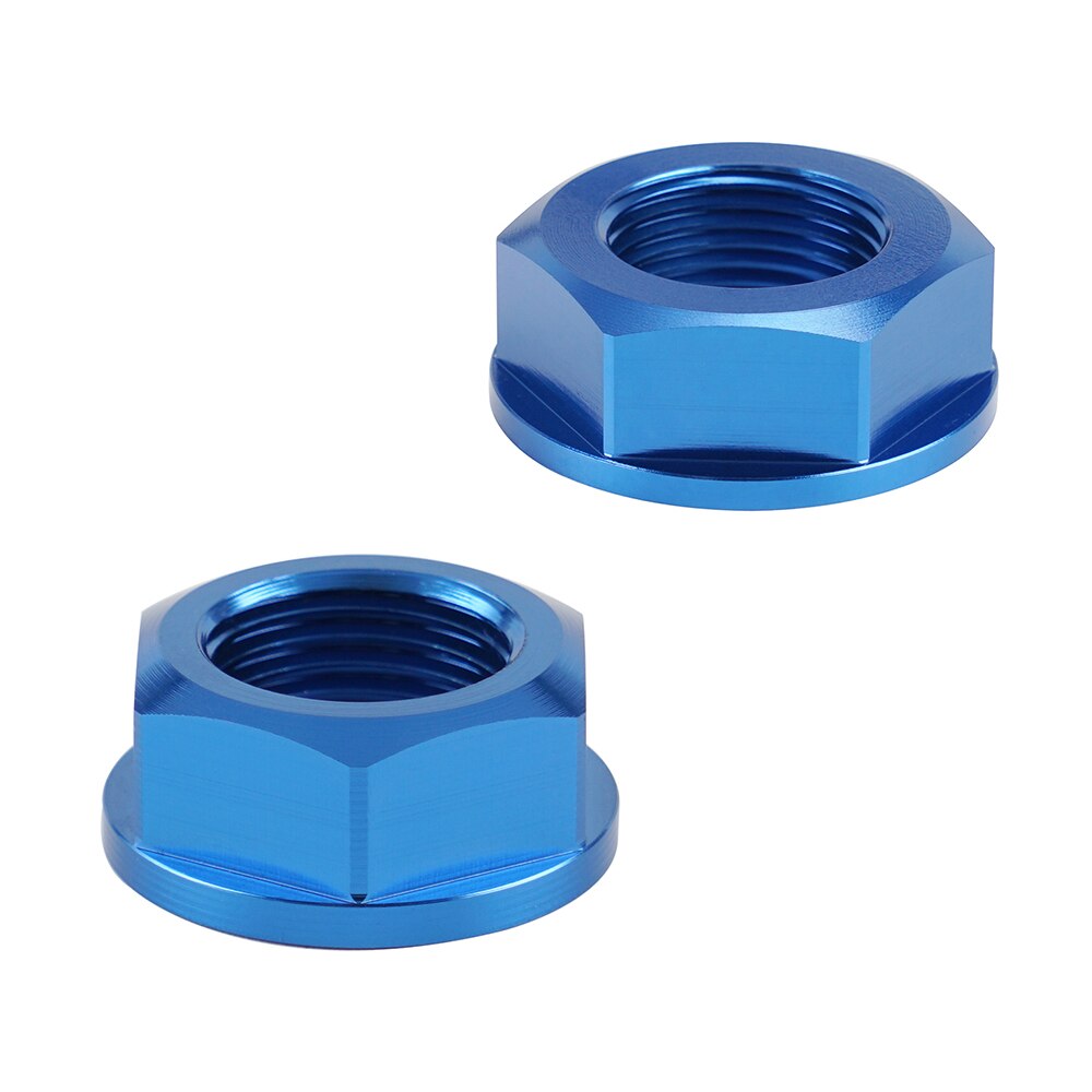 Motorcycle Front Rear Wheel Axle Nut Screw M16 M20 Aluminum For YAMAHA YZ WR 125 250 250F 450F 125X 250X Motorcycle Accessories