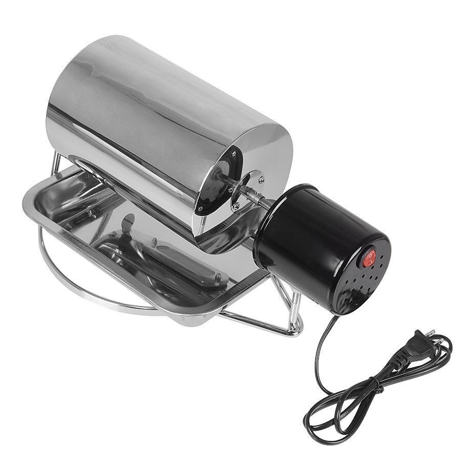 Maxgeek Stainless Steel Coffee Bean Roaster 110V/220V Electric Roasting Machine With Tray Roaster