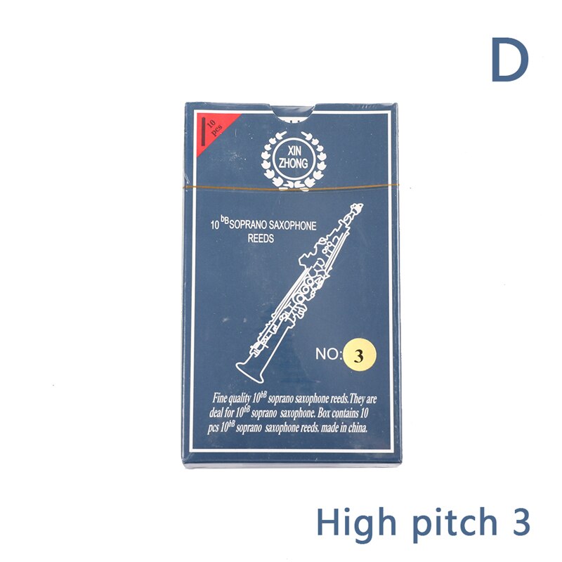 10Pcs Normaal Niveau G Altsaxofoon Sax Rieten Sterkte 2.5/ 3.0 Voor Beginners: D