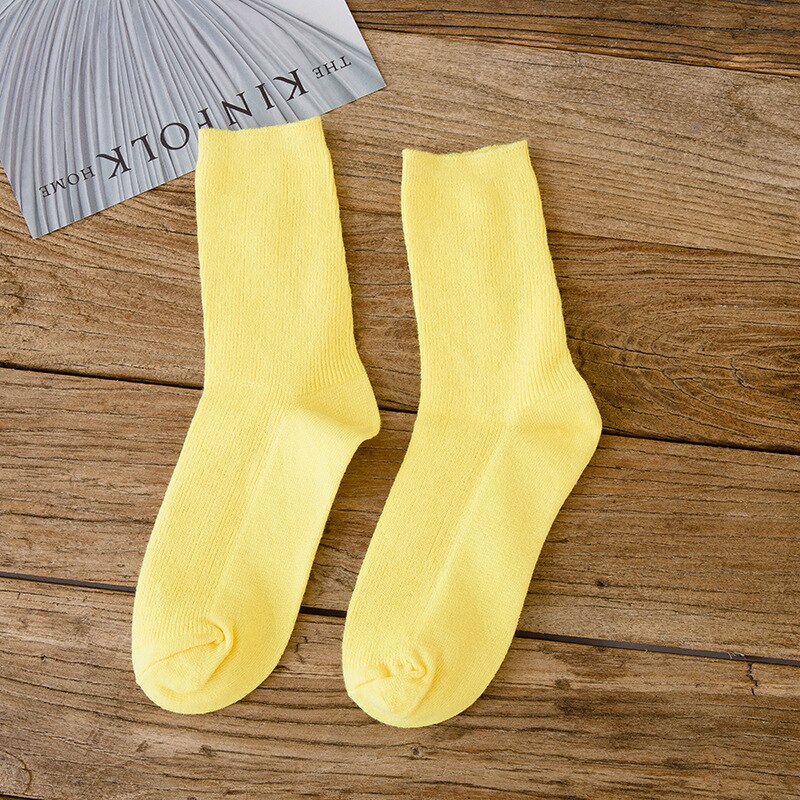 Rüschen Skateboard socken frauen streetwear frau calcetines de la mujer skarpetki kobieta skarpety Socke weiß regenbogen baumwolle können: 15