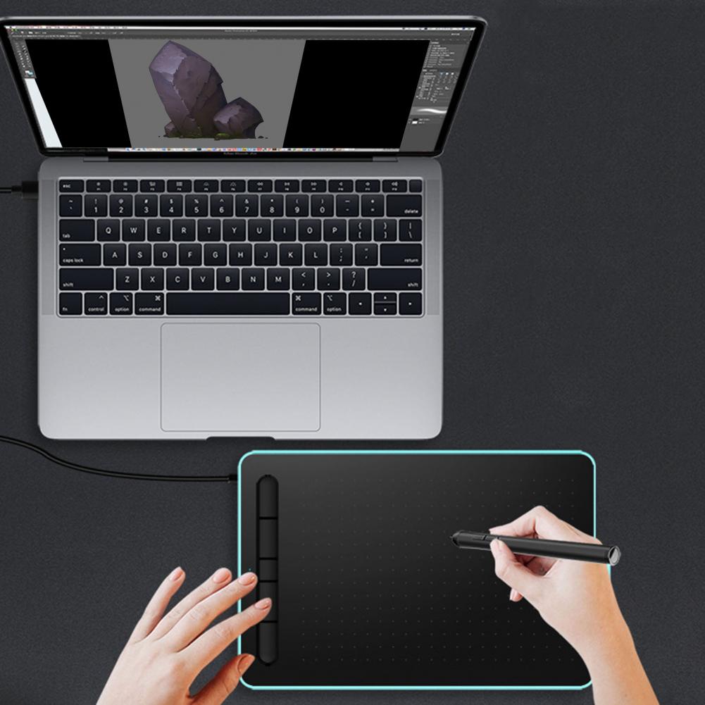 Digital Drawing Online Teaching Graphic Table with 5 Shortcut Keys for Android