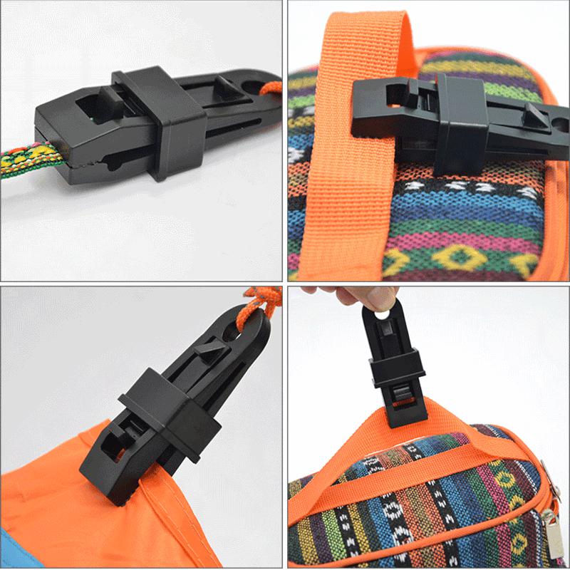 1PC Grote Tent Clip Camping Accessoires 6 Kleur 8.5CM Tent Clip Camping Equipment Tenten Ultralight Outdoor Wandelen Accessoires