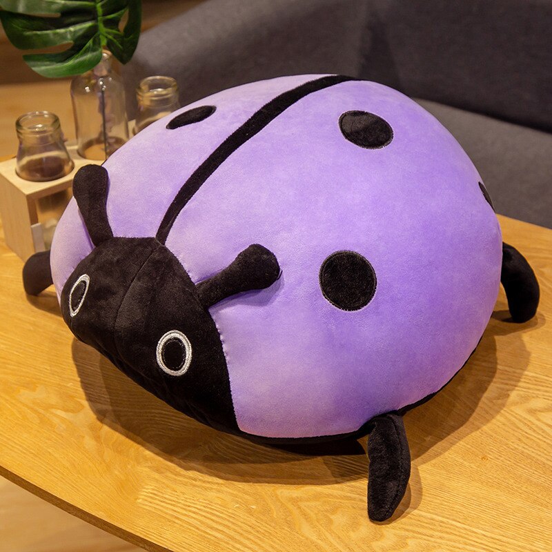 Huggable Nice 80cm/60/40cm/ cute plush toy soft colorful ladybug ladybird insect doll pillow cushion children birthday
