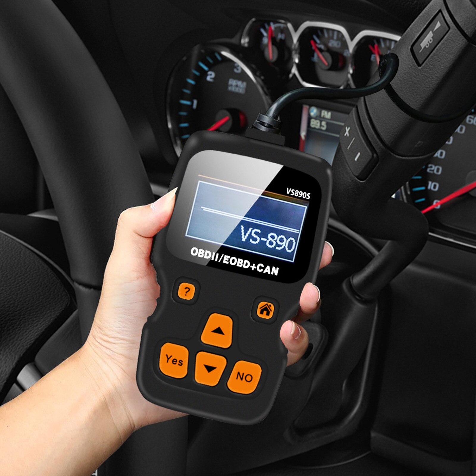 2.4" OBD2 Diagnostic VS890S Automobile tool Scanner Car Code Reader Multi-language Supported Car Automobile Car Scanner